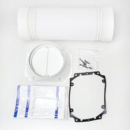 AKDY 36" Stainless Steel Made Island Mount Powerful LED Display Touch Screen Control Cooking Fan Kitchen Range... N8