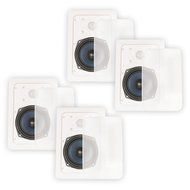 Blue Octave LW52 In Wall Speakers Home Theater Surround Sound 2-Way Speaker 2 Pair Pack