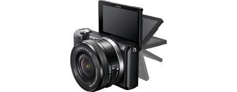 Sony a5000L Digital Camera with SEL-1650 Zoom Lens - Black (20.1MP) 3 inch LCD N14