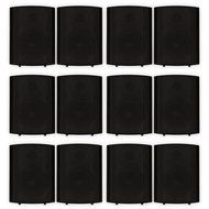 Theater Solutions TS425ODB Indoor or Outdoor Speakers Weatherproof Mountable Black 6 Pair Pack