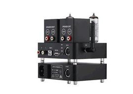 Douk Audio APPJ PA1601A WiFi Smart Mini HiFi Tube Amplifier USB PC/U-disk/SD Card/AUX Input (Silver) N11