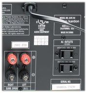 Harman Kardon AVR 310 Audio/Video Receiver (Discontinued by Manufacturer) N6