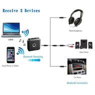 Bluetooth 4.0 Wireless Transmitter / Receiver, WEILIANTE 2-in-1 Wireless Portable Receiver Audio Adapter Kit for... N7