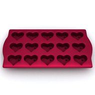 Eco-Friendly 15 - Cavity Silicone Heart Mold - Heart Pan for Making Homemade Chocolate, Candy, Gummy, Jelly, and... N3