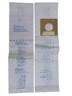 6 Eureka U Bravo Vacuum Bags, Bravo II, Direct Air, World Vac, White Westinghouse Vacuum Cleaners, 57802A, 54310... N2