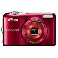 Nikon CoolPix L30 26438 20.1 Megapixels Digital Camera - 5x Optical/4x Digital Zoom - 3-inch LCD Display - 4.6...