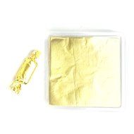 Craft Clouds - Square Candy Foil Wrappers for Lollipops, Hard Candy, Chocolates -125 Pack (4 x 4 Inch, Gold) N9