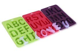 9Snail 1set(3 letter trays) Bakeware Tools Baking Pastry Mould Alphabet Shape Silicone Mold For Assorted Chocolate... N2