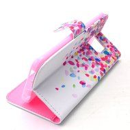 Galaxy S6 Case, Firefish Folio Flip Premium PU Leather Lovely Wallet Shell [Scratch-resistant][Kickstand][Card... N38