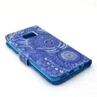 Galaxy S6 Case, Firefish Folio Flip Premium PU Leather Lovely Wallet Shell [Scratch-resistant][Kickstand][Card... N45