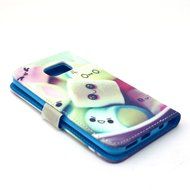 Galaxy S6 Case, Firefish Folio Flip Premium PU Leather Lovely Wallet Shell [Scratch-resistant][Kickstand][Card... N49