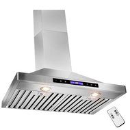 GOLDEN VANTAGE 30" Wall Mount Stainless Steel Range Hood With Remote GVW30-B02 N4