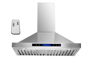 GOLDEN VANTAGE 30" Wall Mount Stainless Steel Range Hood With Remote GVW30-B02 N5