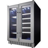 Danby DBC047D1BSSPR Silhouette Built-In Beverage Center, 4.7 Cubic Feet, Black/Stainless Steel/Glass N2