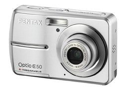Pentax Optio E50 8.1MP Digital Camera with 3x Optical Zoom (Silver) N3