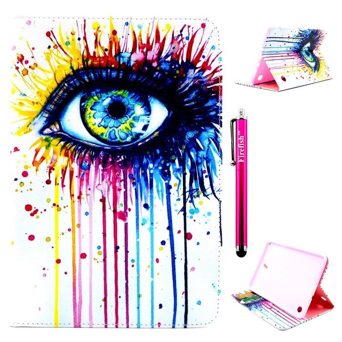 Tab A 9.7 Case, Firefish Kickstand Feature High Quality PU Leather Wallet with Card Slots Damage Resistance Case... N46