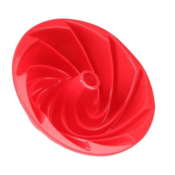 Freshlove Silicone Fluted Mold Bunt Pan-spiral (10*59 Inch) N4