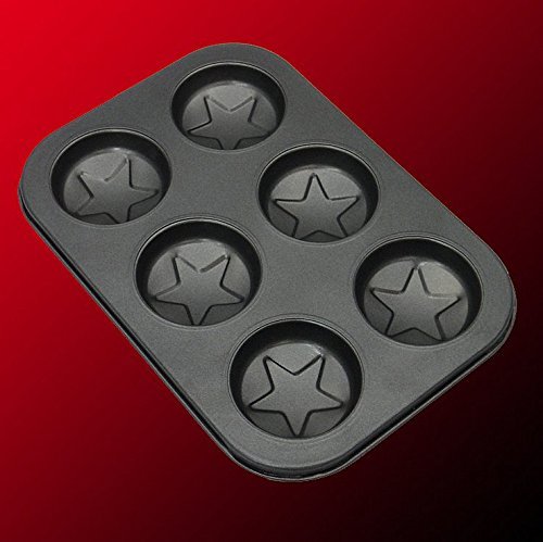 YOFAN Steel Nonstick 6-Cavity Cake Pan , Cake Mold (BEARS) N15
