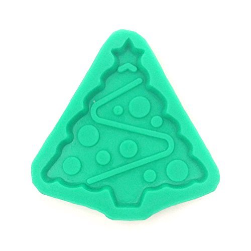 "Silicone Christmas Tree Cake Chocolate Jelly Biscuits Soap Mold DIY Baking Mould Kitchen Tool" shopping N3