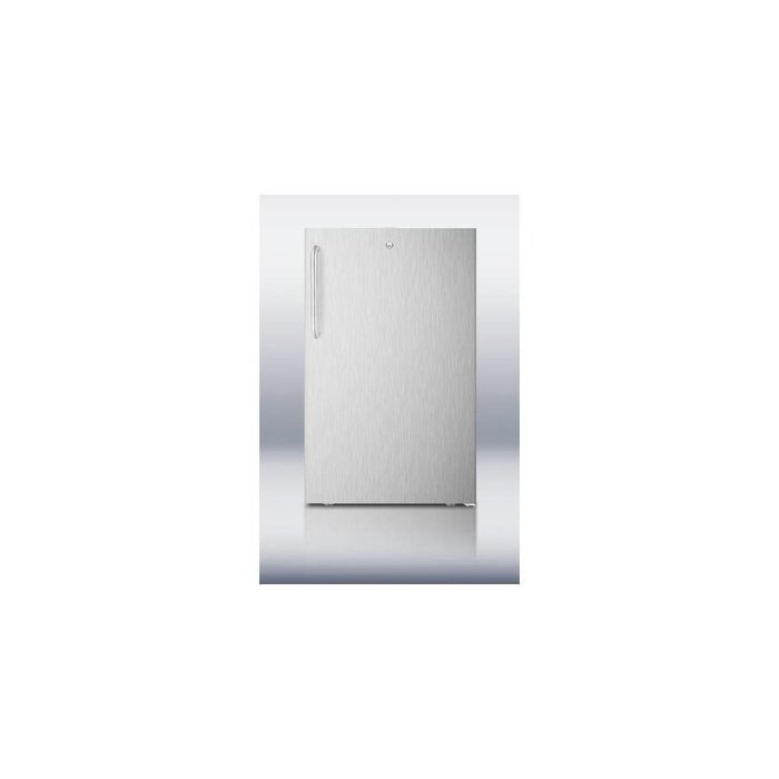 Summit FF511L7CSSADA 22" ADA Compliant Commercially Approved Medical Built In or Freestanding Compact Refrigerator... N4