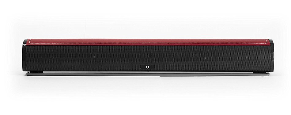 Bluetooth Leather Television Sound Bar - FRESHeBAR TV Soundbar - 24 inch, 90 Watt with Built-in Subwoofer - White... N11