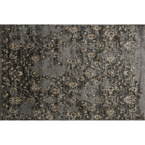 Loloi Rugs Elton Collection Area Rug, 2'3" by 3'9", Pewter/Beige