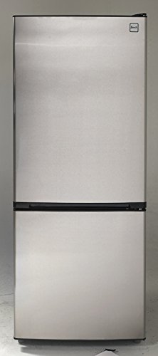 Avanti FFBM102D3S Bottom Mount Frost Free Freezer/Refrigerator, Black with Stainless Steel Doors N2