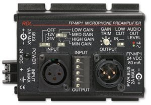 RDL FP-MP1 Studio Quality Microphone Preamplifier w/Phantom block