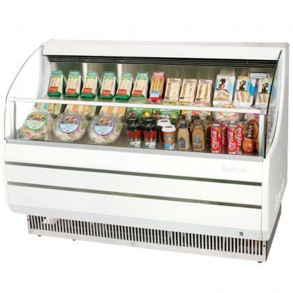 Turbo Air TOM50SSF 50" Open Display Merchandiser with Modern Design Environmental Friendly Refrigeration System...