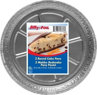 Jiffy Round Cake Pan 2-Count (Pack of 15)
