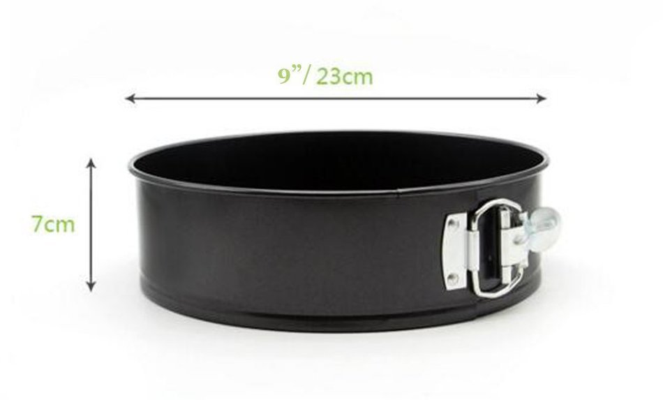 Non-Stick Spring Form Pan Baking Round Tray Cake Tin DIY Birthday Party (9 inches / 23cm) N7