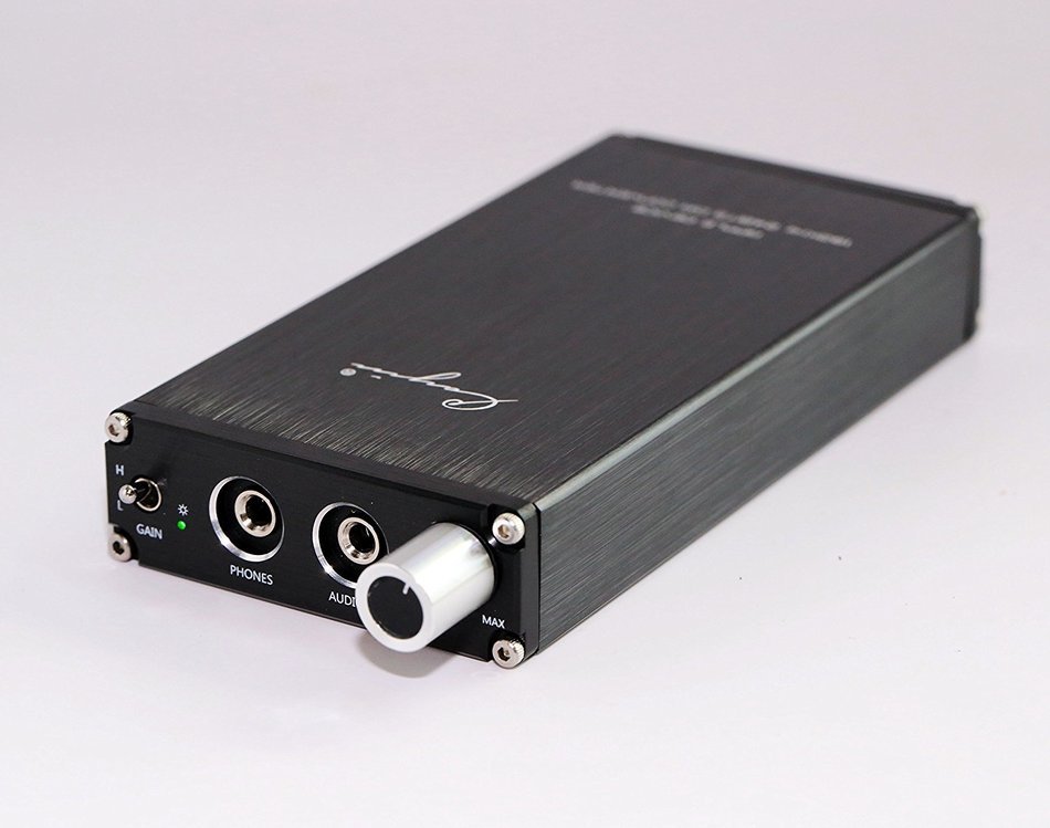 Cayin C6 Portable HIFI Audio Headphone Amplifier WM8741 DAC -Black Brushed Metal (USA Warranty) N3