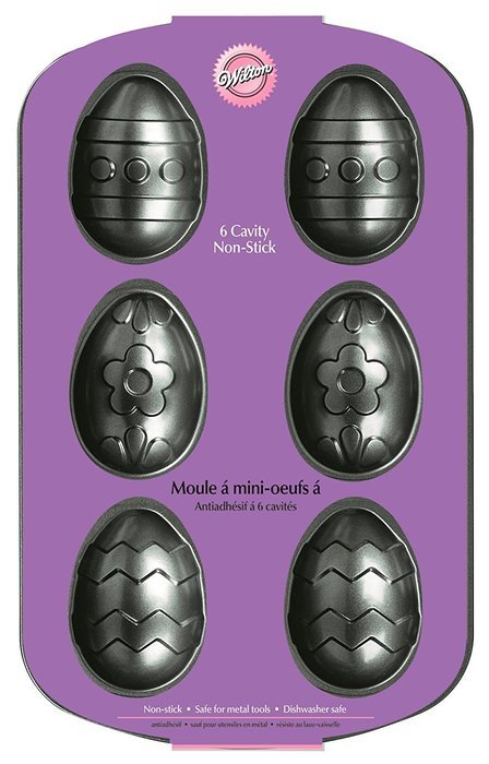 Wilton 6-Cavity Nonstick Heart Mini Cake Pan N16