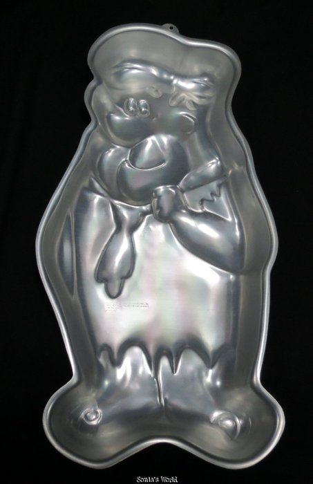 1975 Hanna-Barbera FRED FLINSTONES Cake Pan (17 Inches Tall)