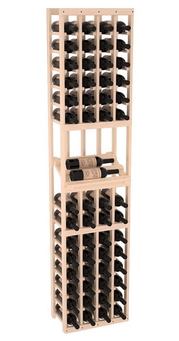 Wine Racks America Ponderosa Pine 4 Column Side Display Kit. 13 Stains to Choose From! N8