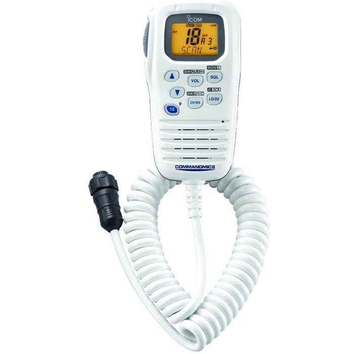 ICOM IC-HM-157SW 12 / Command Mic II for M422 White