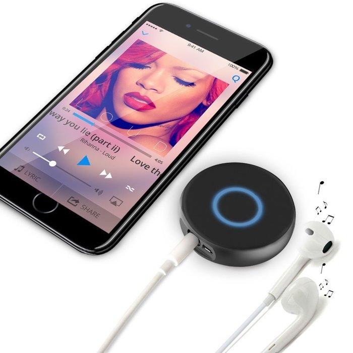 Home Audio Bluetooth Receiver, Jelly Comb BT CSR 4.1 Hands-Free Car Kit, Mini Wireless Adapter for Home Audio... N6