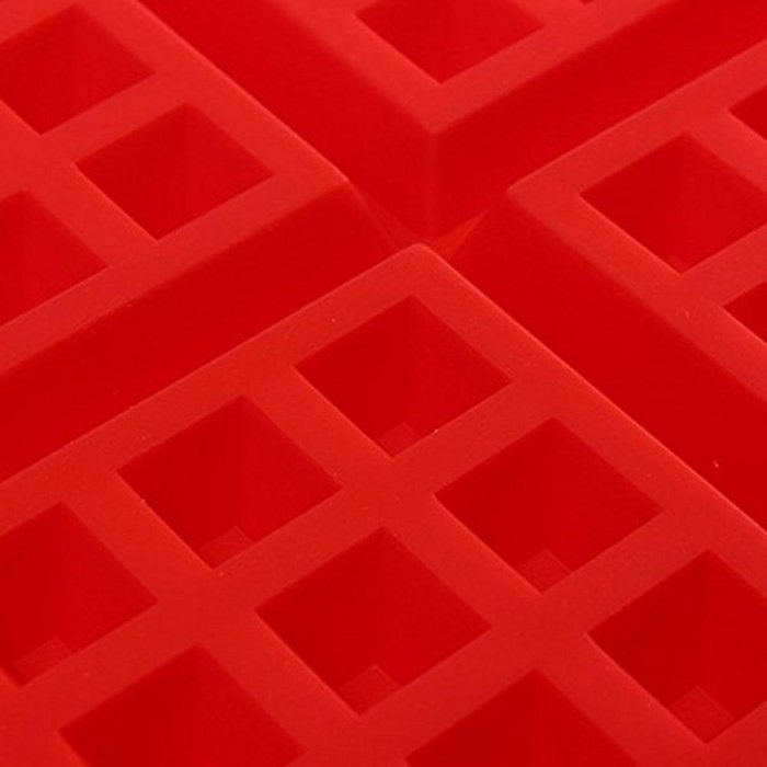 niceEshop(TM) 4-Cavity Waffle Baking Molds DIY Mini Waffles Cake Chocolate Pan Silicone Tray Mold Muffin Mould... N2