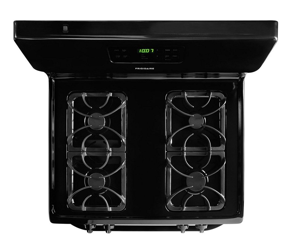 Frigidaire FFGF3023LB, 30 Inch Gas Range, Black N2