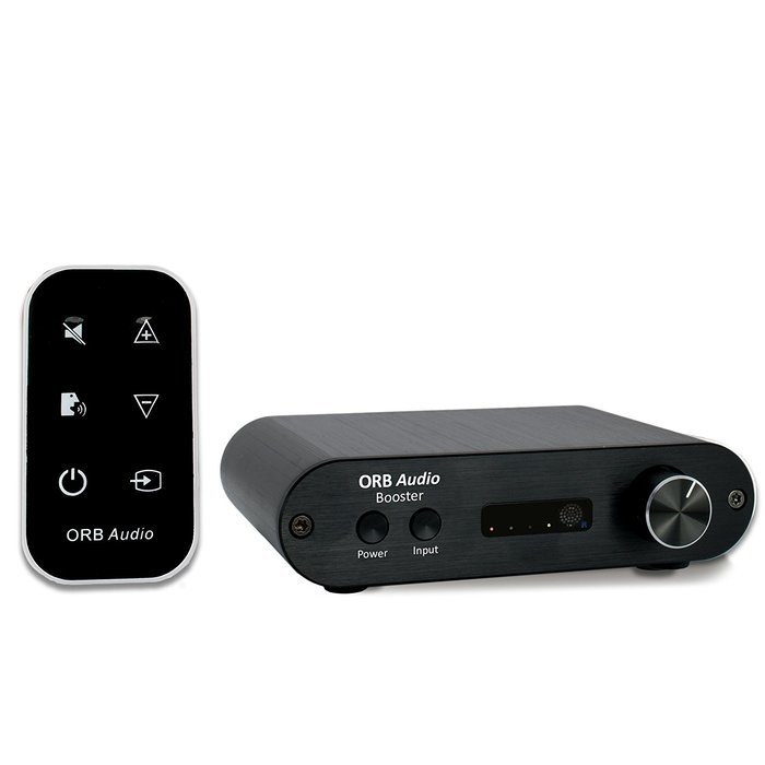 Orb Audio Booster 50 Watt Mini Integrated Amplifier With Optical Input and Remote Control