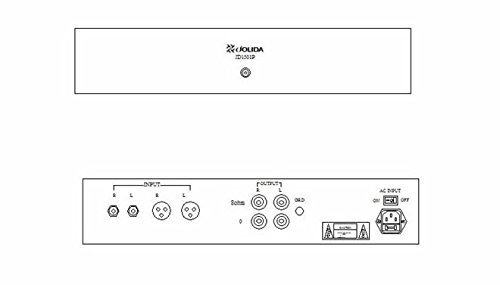 Jolida JD1501P Hybrid Stereo Power Amplifier (Silver) N2