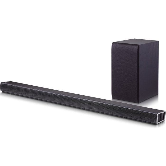 LG SH5B 2.1ch 320W Soundbar with Wireless Subwoofer + Bluetooth Connectivity Bundle includes Sound Bar, Screen... N4