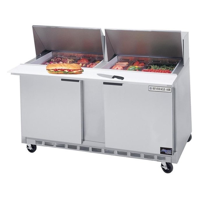 Beverage-Air SPE60-18M 60" W Sandwich Prep Megatop