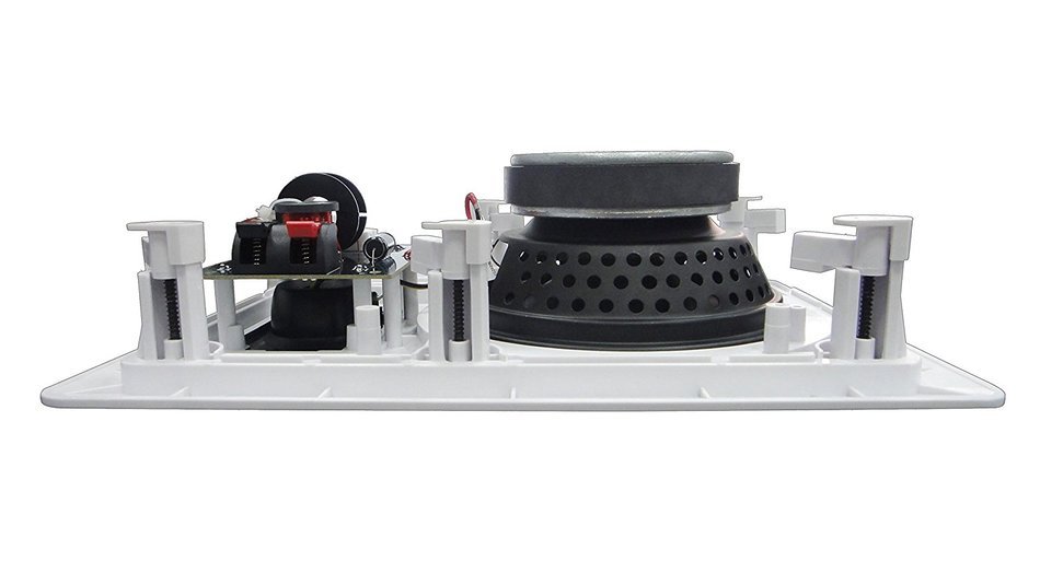 82W Silver Ticket In-Wall In-Ceiling Speaker with Pivoting Tweeter (8 Inch in-wall) N38