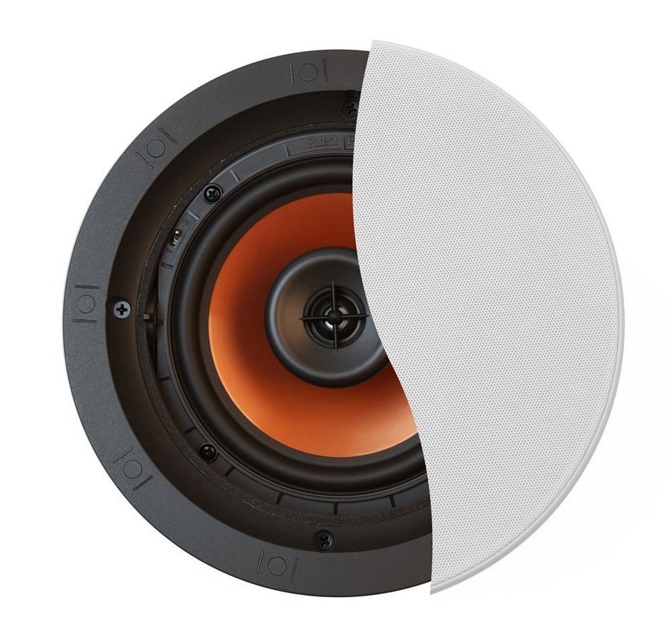 5 Klipsch CDT-3650-C II 6.5" In-Ceiling Speaker + Klipsch R-12SW Powerful 12" 400 watts Subwoofer + Monster -...