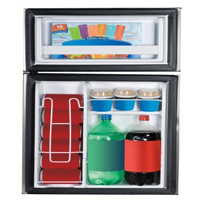 Haier HC31TG42SV 3.2 cu. ft. Top Mount Refrigerator/Freezer, Stainless Steel N6