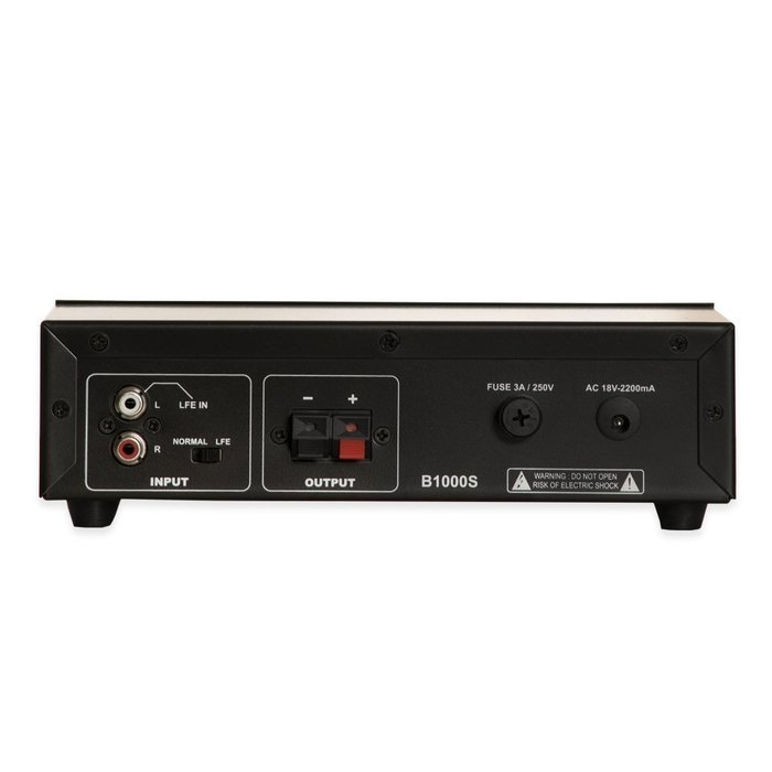 Blue Octave BDW10 In Wall 10" Passive Subwoofer Speakers Home Theater 2 Sub and 2 Amp Set N7