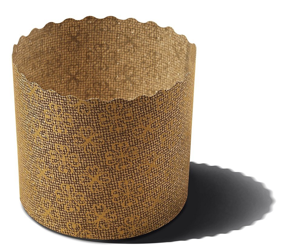 Round Traditional Panettone Alto Baking Molds Size 6 5/8" x 4 3/8" H (20) N2