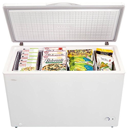 9.6 Cubic Feet, Front Mount Mechanical Thermostat Chest Freezer, White N3
