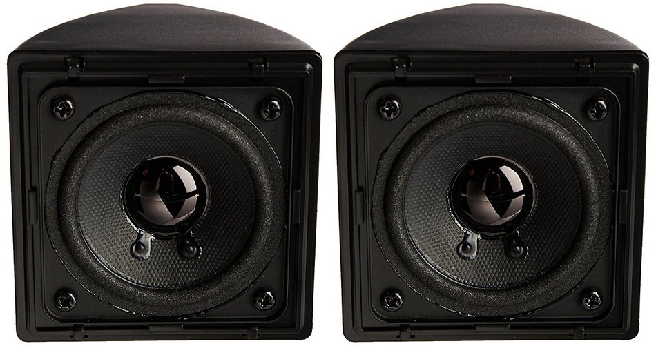 Dayton Audio SAT3B 3" Cube Speaker Pair (Black) N4